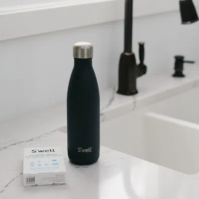 S'well Stainless Steel Triple-layered Vacuum-insulated Water Bottle In Onyx