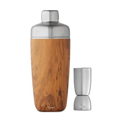 S'well Teakwood Shaker Set, 18 Oz.