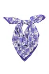 Swells Checkerboard Gameday Scarf In Purple In Purple