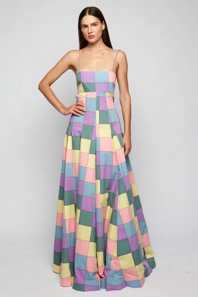 S/w/f Boutique Bandeau Spaghetti Strap Maxi In Purple