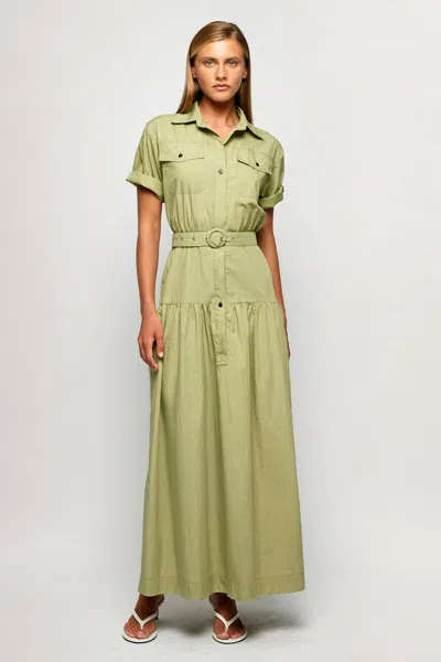 S/w/f Boutique Belted Utility Midi