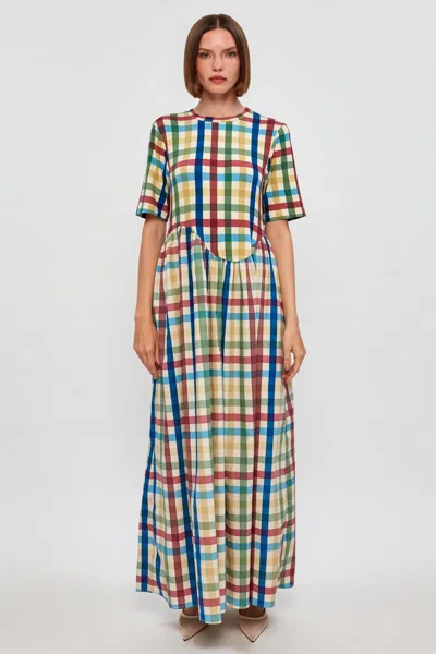 S/w/f Boutique Curved Waist Midi Dress