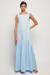 S/w/f Boutique Drop Hem Maxi In Blue