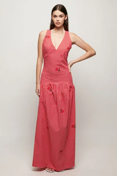 S/w/f Boutique Drop Waist V Maxi