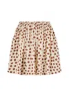 S/w/f Boutique Elastic Waist Mini Skirt In Multi