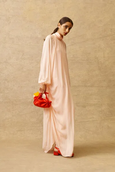 S/w/f Boutique Ethereal Maxi Dress In Pink