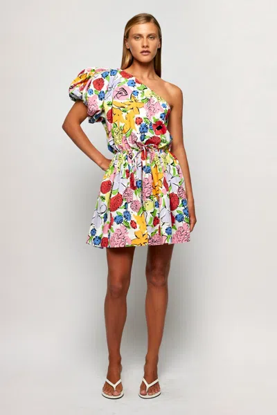 S/w/f Boutique Exaggerated One Shoulder Mini