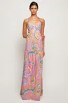 S/w/f Boutique Fine Halter Maxi In Multi