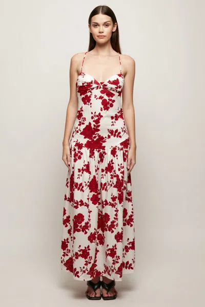 S/w/f Boutique Fitted Midi In Animal Print