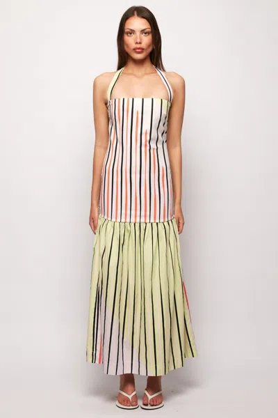 Halter Midi Dress In Multi from S/W/F