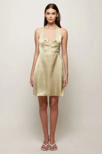 S/w/f Boutique Halter Mini In Green