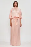 S/w/f Boutique High Neck Maxi Dress In Pink