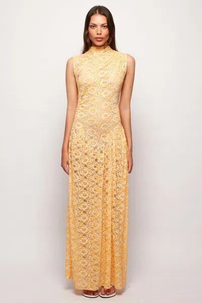 S/w/f Boutique High-neck Lace Maxi