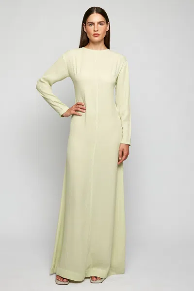 S/w/f Boutique Long Sleeve Maxi In Yellow