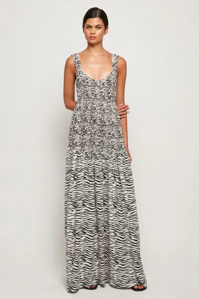 S/w/f Boutique Mottled Body Maxi In Black