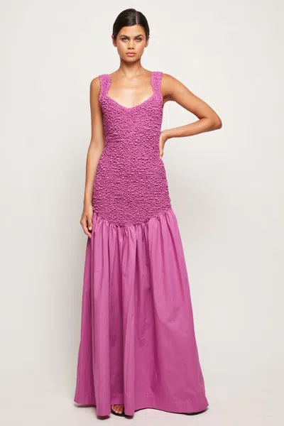 S/w/f Boutique Mottled Body Maxi In Purple