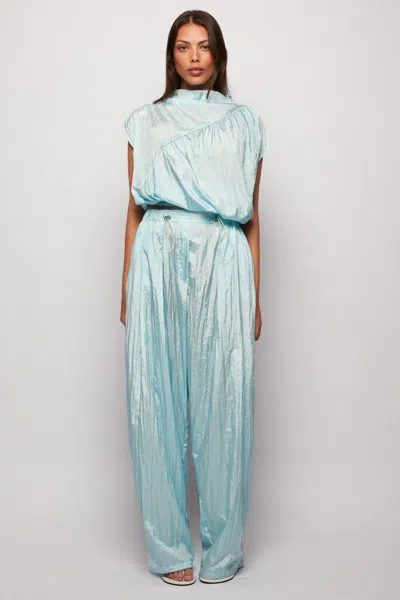 S/w/f Boutique Parachute Draped Wide-leg Pant In Multi