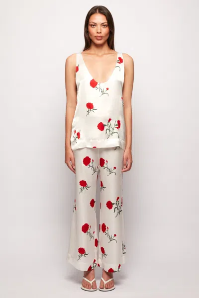 S/w/f Boutique Plunge Neck Cami In Bloom
