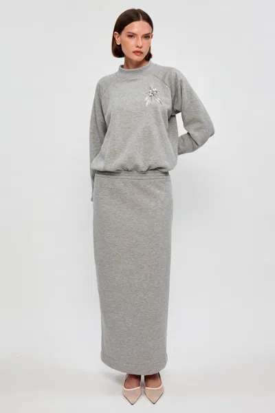 S/w/f Boutique Relaxed Jersey Midi Dress