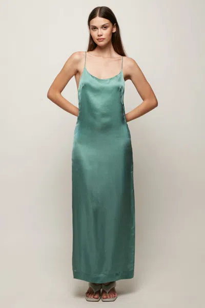S/w/f Boutique Relaxed Midi Slip In Green