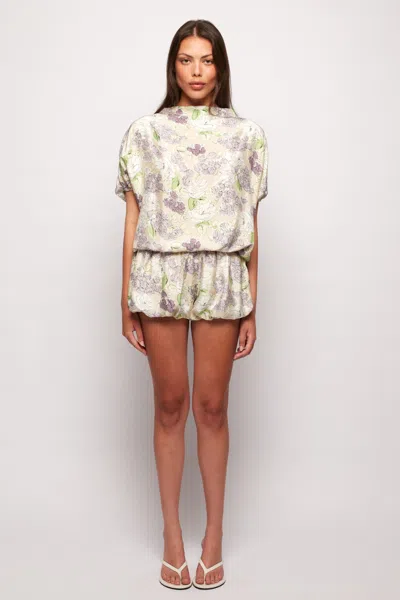 S/w/f Boutique Ruffle Hem Bloomers In Form Floral