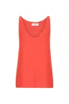 S/w/f Boutique Scoop Tank In Orange