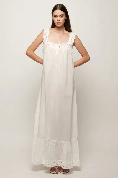 S/w/f Boutique Soft Smock Maxi In Gray