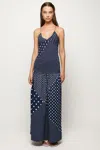 S/w/f Boutique Spaghetti Strap V Neck Maxi In Multi