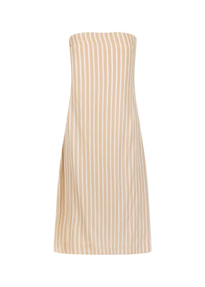 S/w/f Boutique Strapless Midi Top