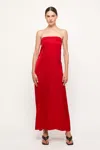 S/w/f Boutique Strapless Slip In Red