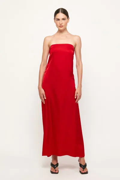 S/w/f Boutique Strapless Slip In Red