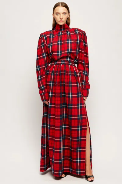 S/w/f Boutique Structured High Neck Top In Heirloom Weave
