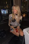 S/w/f Boutique Structured Shoulder Mini In Blurred Bloom