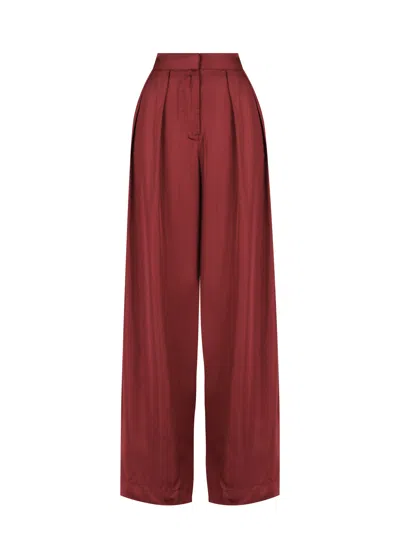 S/w/f Boutique Tailored Trouser In Burgundy