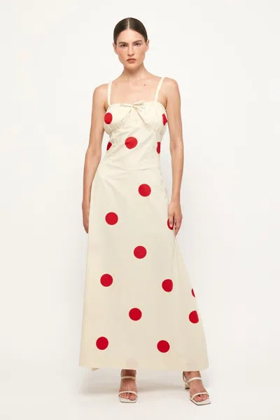 S/w/f Boutique Tie Up Bust Midi In Neutral