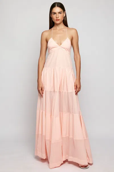 S/w/f Boutique Tie Up Maxi In Pink