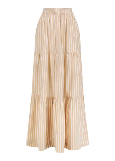 S/w/f Boutique Tiered Maxi Skirt