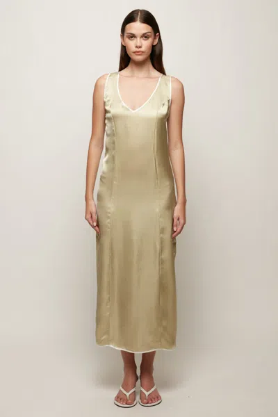 S/w/f Boutique V Neck Midi In Green