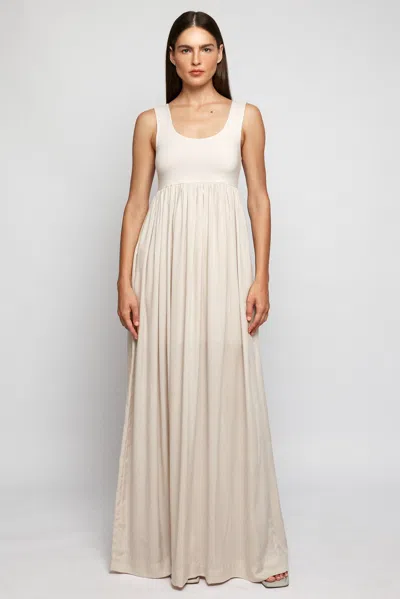 S/w/f Boutique Wide Singlet Maxi In Neutral