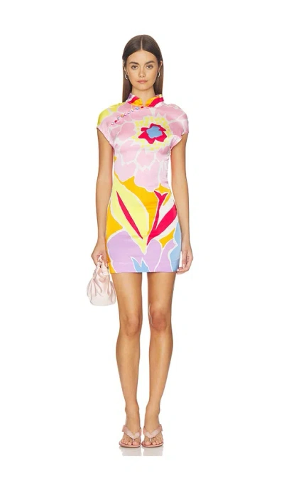 S/w/f Minikleid In Multi