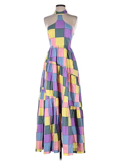 Pre-owned S/w/f Cocktail Dress In Purple