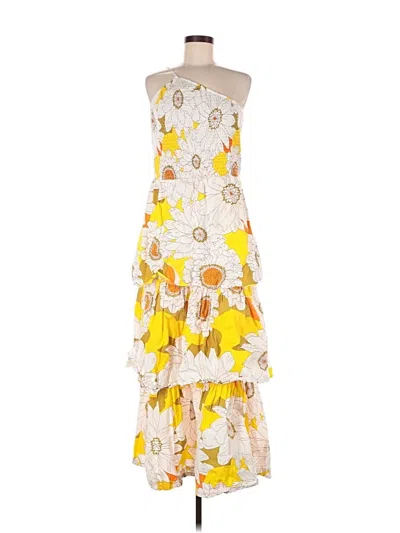 Pre-owned S/w/f Cocktail Dress In White