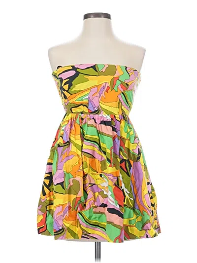Pre-owned S/w/f Cocktail Dress In Yellow