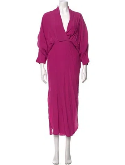 Pre-owned S/w/f Cowl Neck Long Dress W/ Tags In Pink