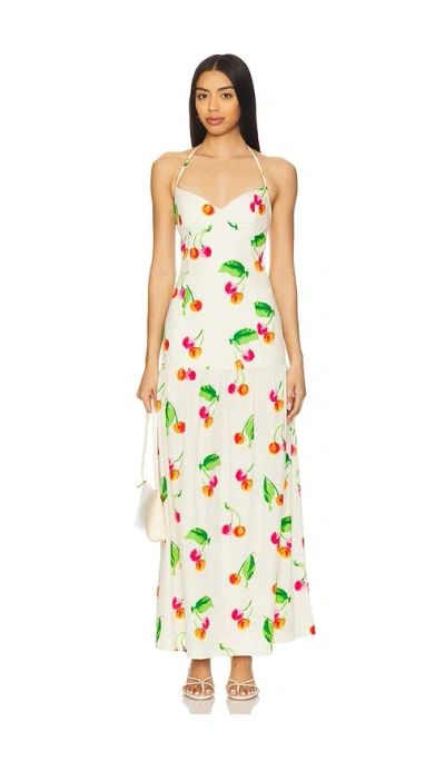 S/w/f Halter Maxi Dress In Multi