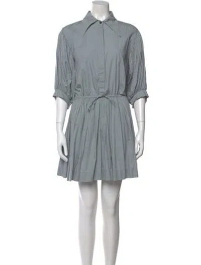 Pre-owned S/w/f Mini Dress In Green