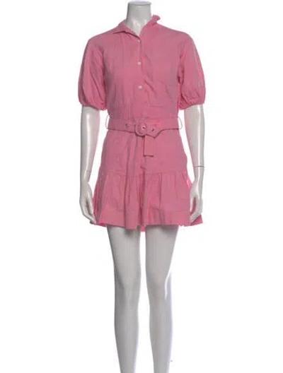 Pre-owned S/w/f Mini Dress In Pink