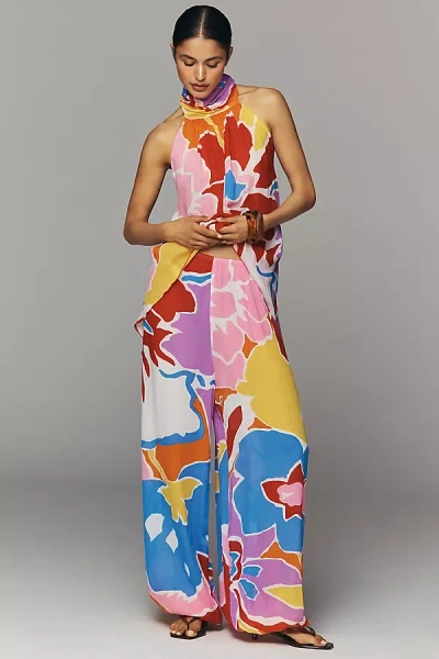 S/w/f Printed Balloon Pants In Multi