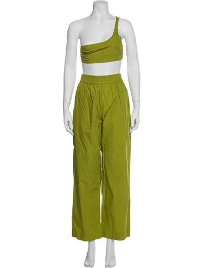 Pre-owned S/w/f Set W/ Tags In Green