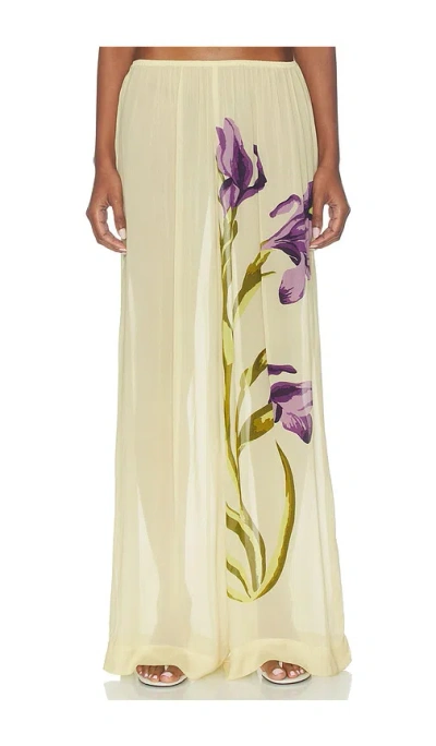 S/w/f Sheer Relaxed Pant In White